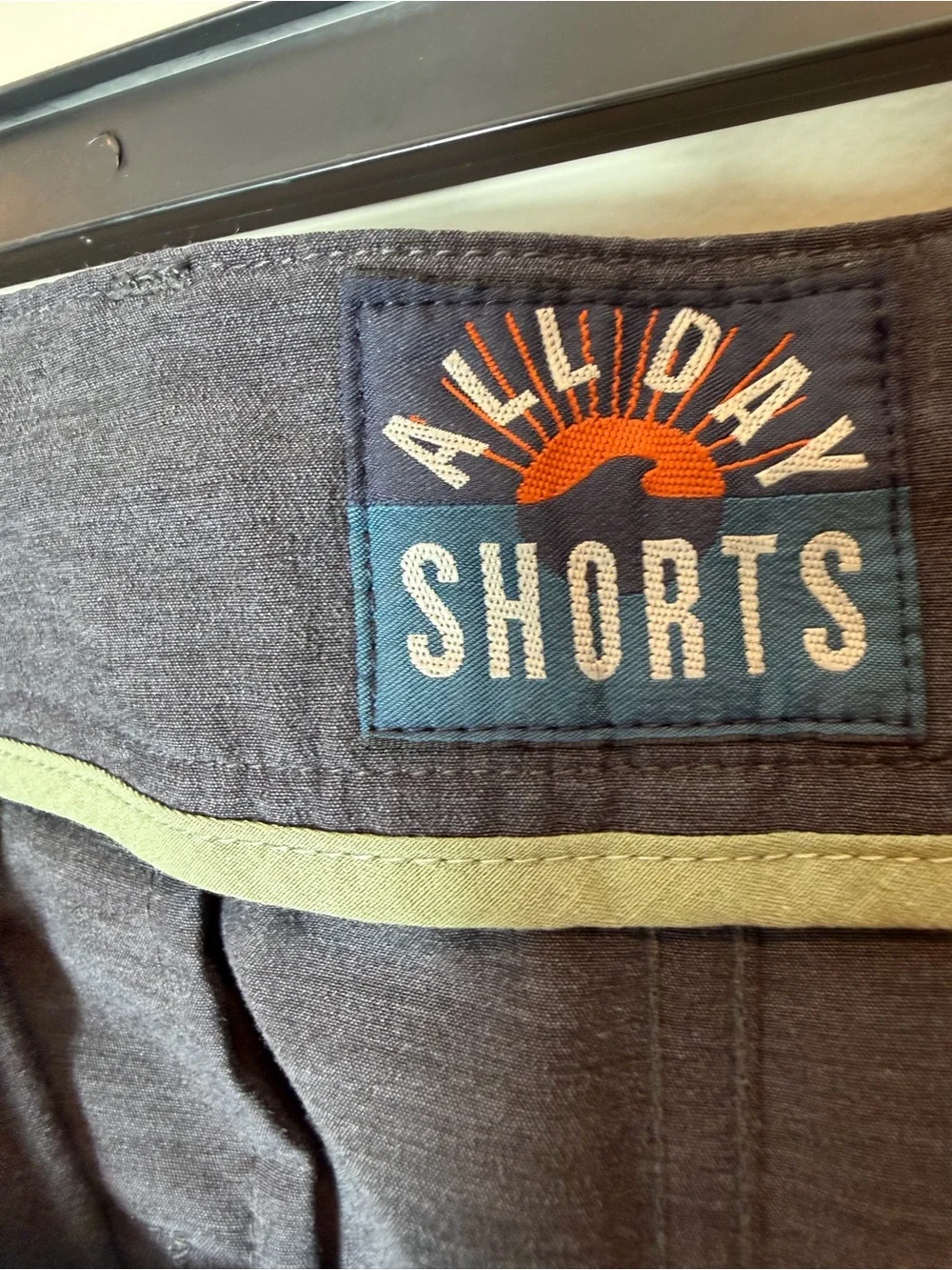 Faherty All Day Shorts Melange Charcoal Gray 33